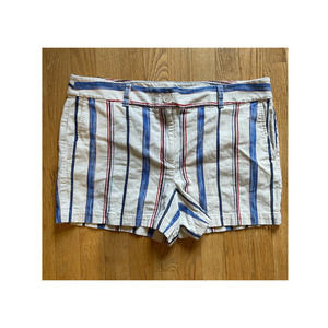 COPY - Ann Taylor Loft‎ Striped Textured Shorts. Size 12. 4” Short